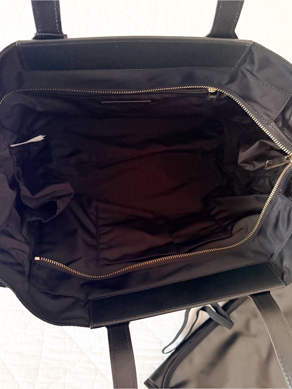 NEW Marc Jacobs Preppy Black Nylon Baby Bag NWT - Picture 8 of 9